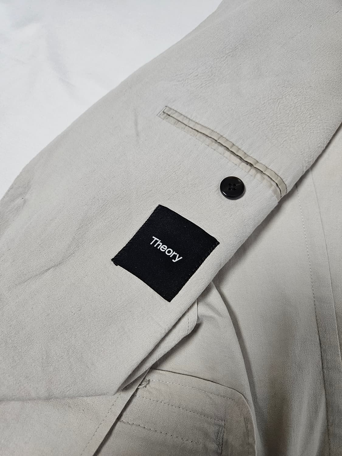 24ss 띠어리 Theory 클린턴 린넨블레이저 자켓 정장크림 40(M) 상품이미지3