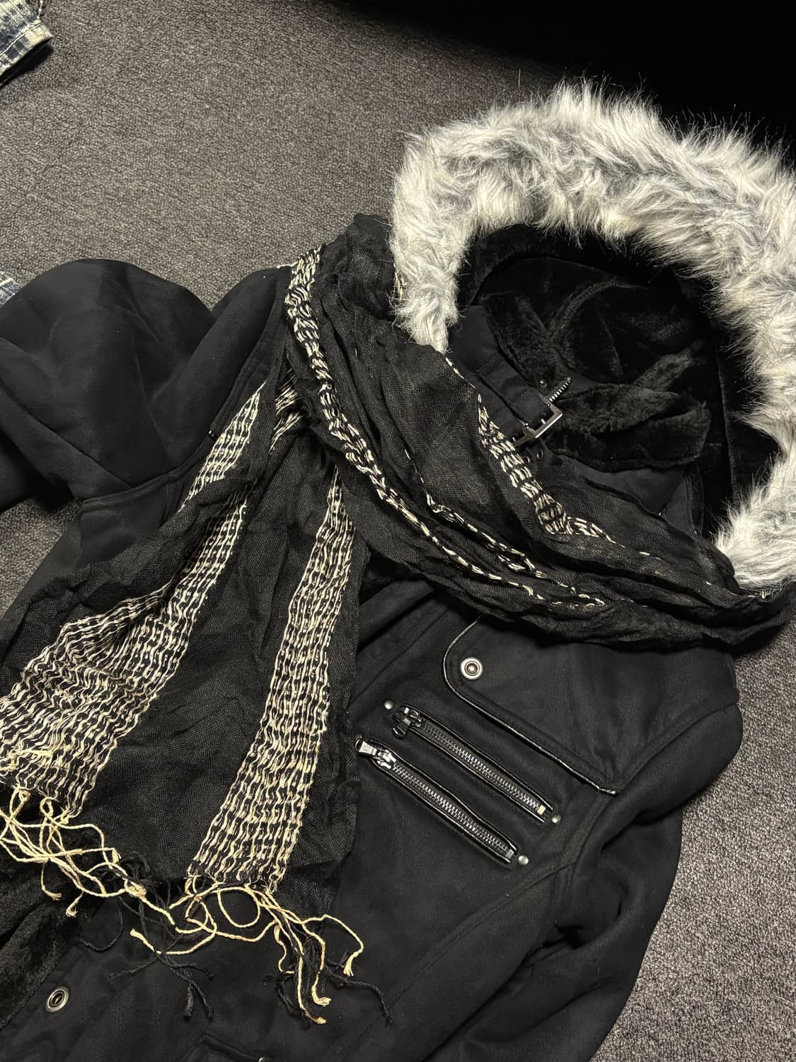 Vintage Gothic punk muffler 상품이미지2