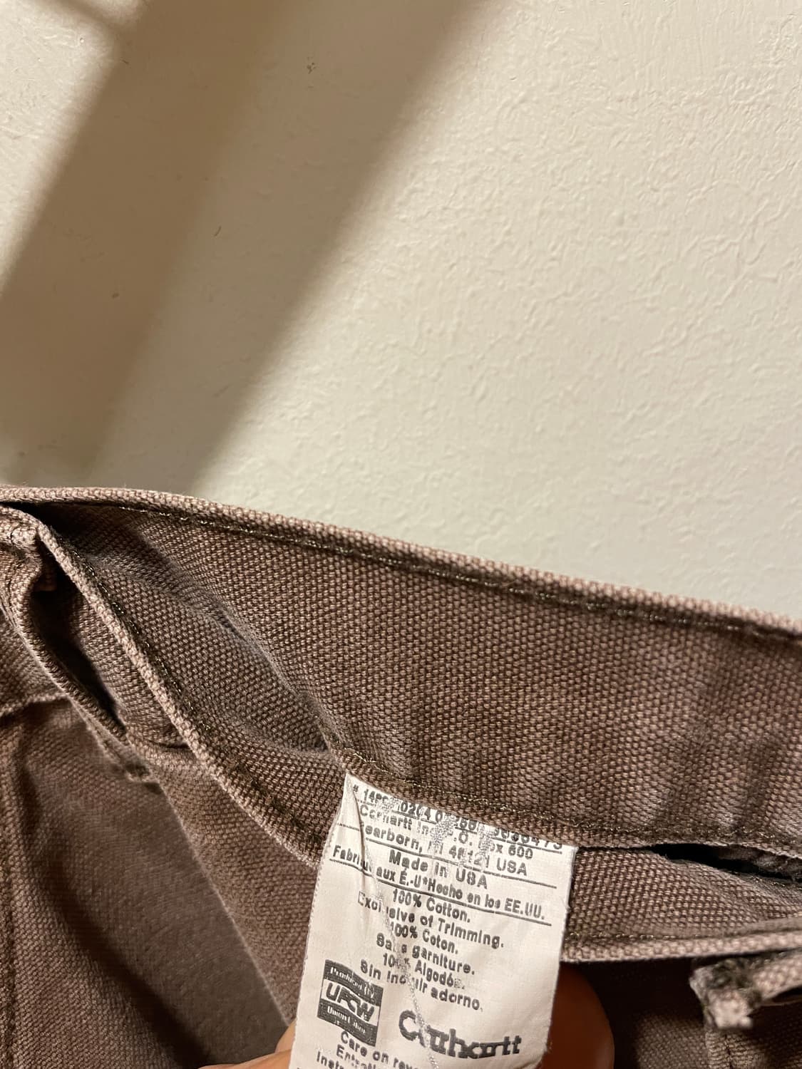 칼하트 카펜터팬츠 b11 cht 38x32 상품이미지7