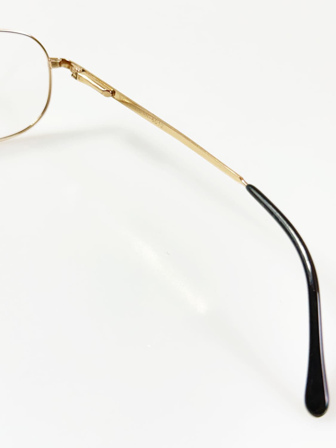 90s ROSSINIS 골드 메탈 슬림 스퀘어 빈티지 안경 상품이미지6
