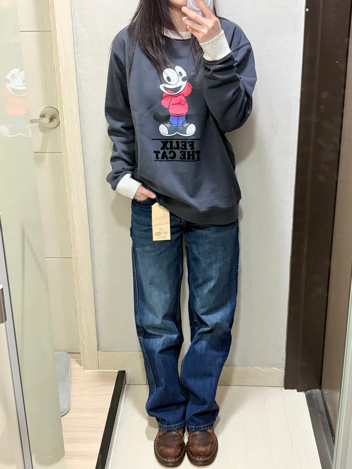 LOGOS DAYS 펠릭스 더 캣 프린팅 맨투맨 상품이미지1