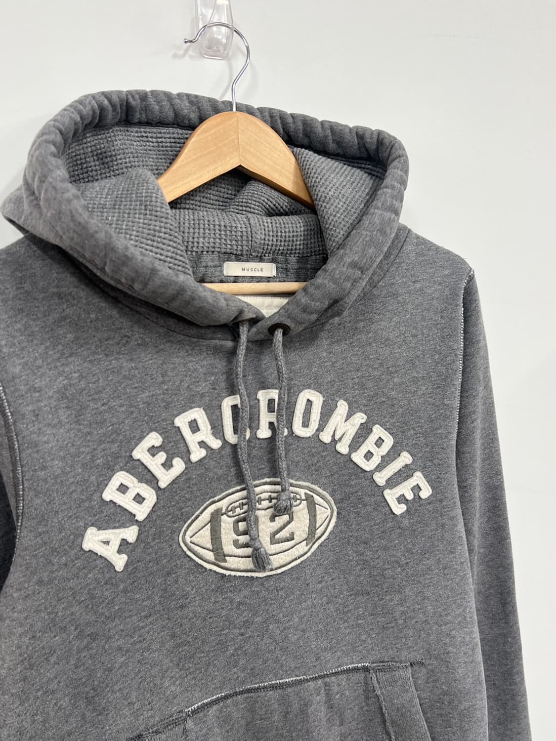 아베크롬비 빅로고 아치로고 풀오버 후드티 상품이미지2