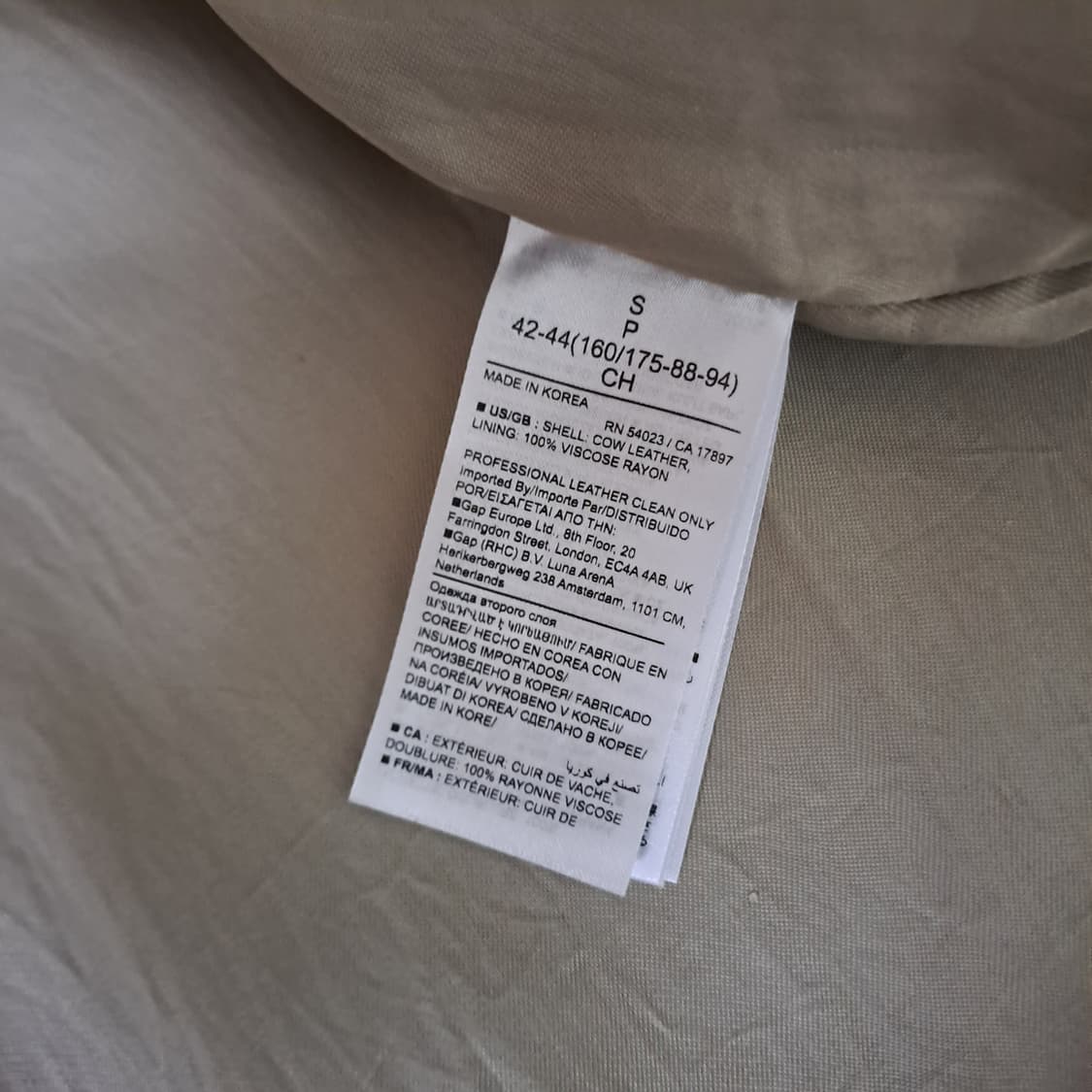 (여성) 바나나리퍼블릭 프린지 웨스턴 가죽자켓 B472 상품이미지10