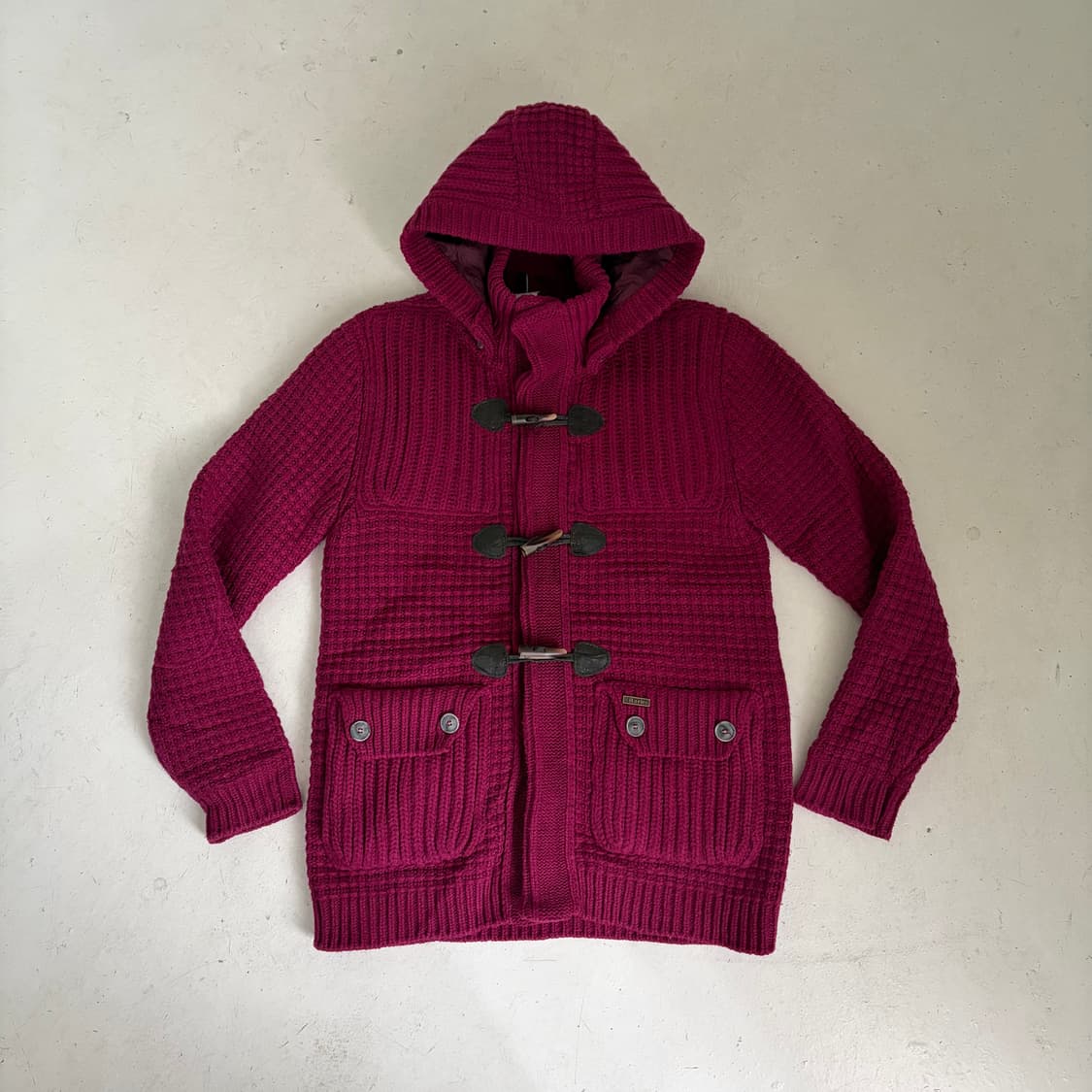 Bark 바크 빈티지 니트 더블코트 S 상품이미지1