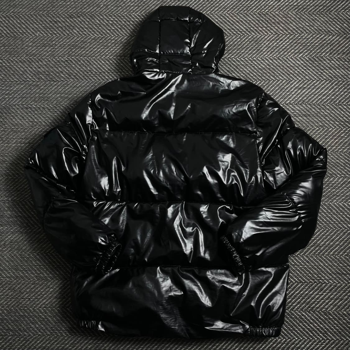 JIE YUFS 글로시 블랙 푸퍼 패딩 자켓y 4022 상품이미지6