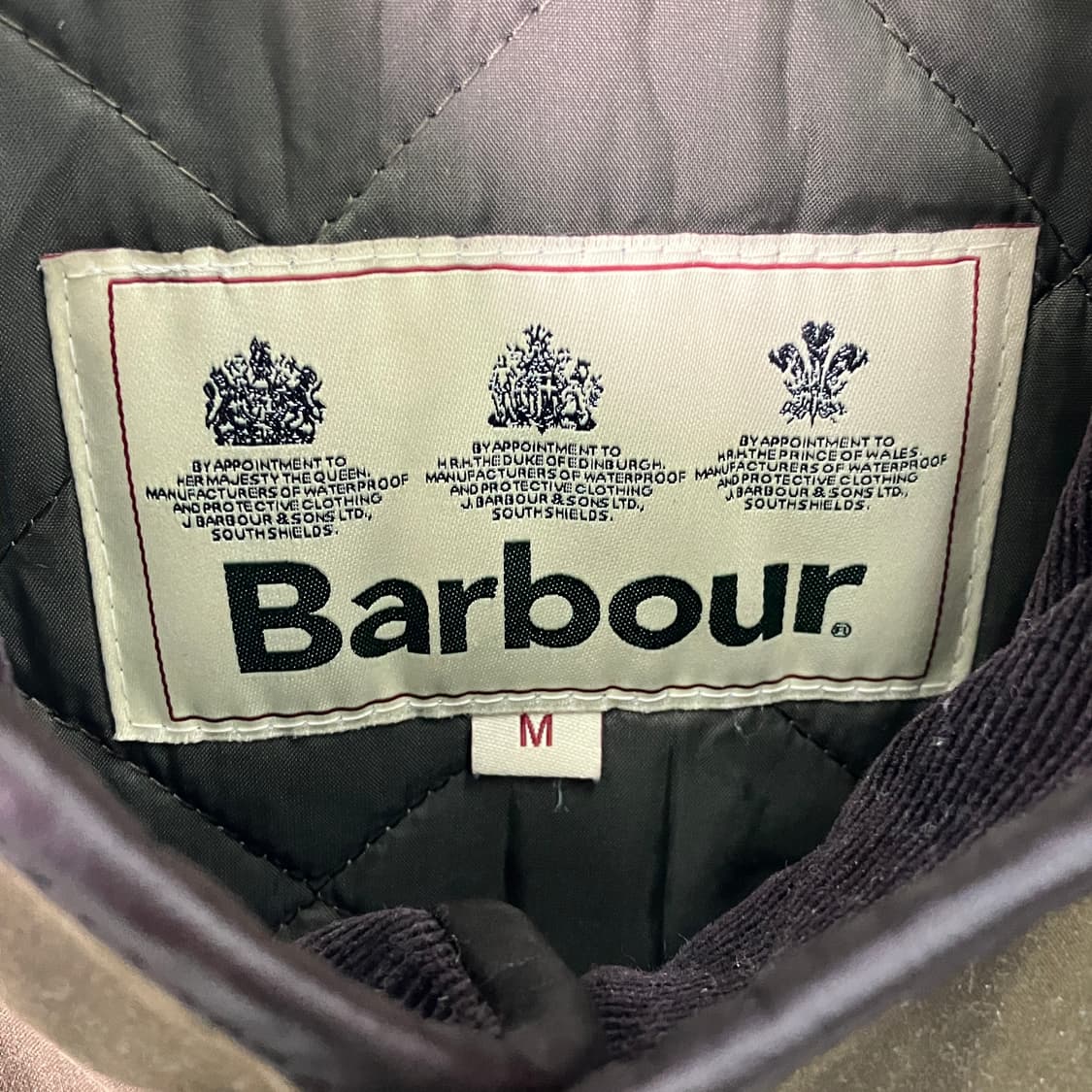 바버 프레스트버리 왁스 자켓 M 상품이미지3