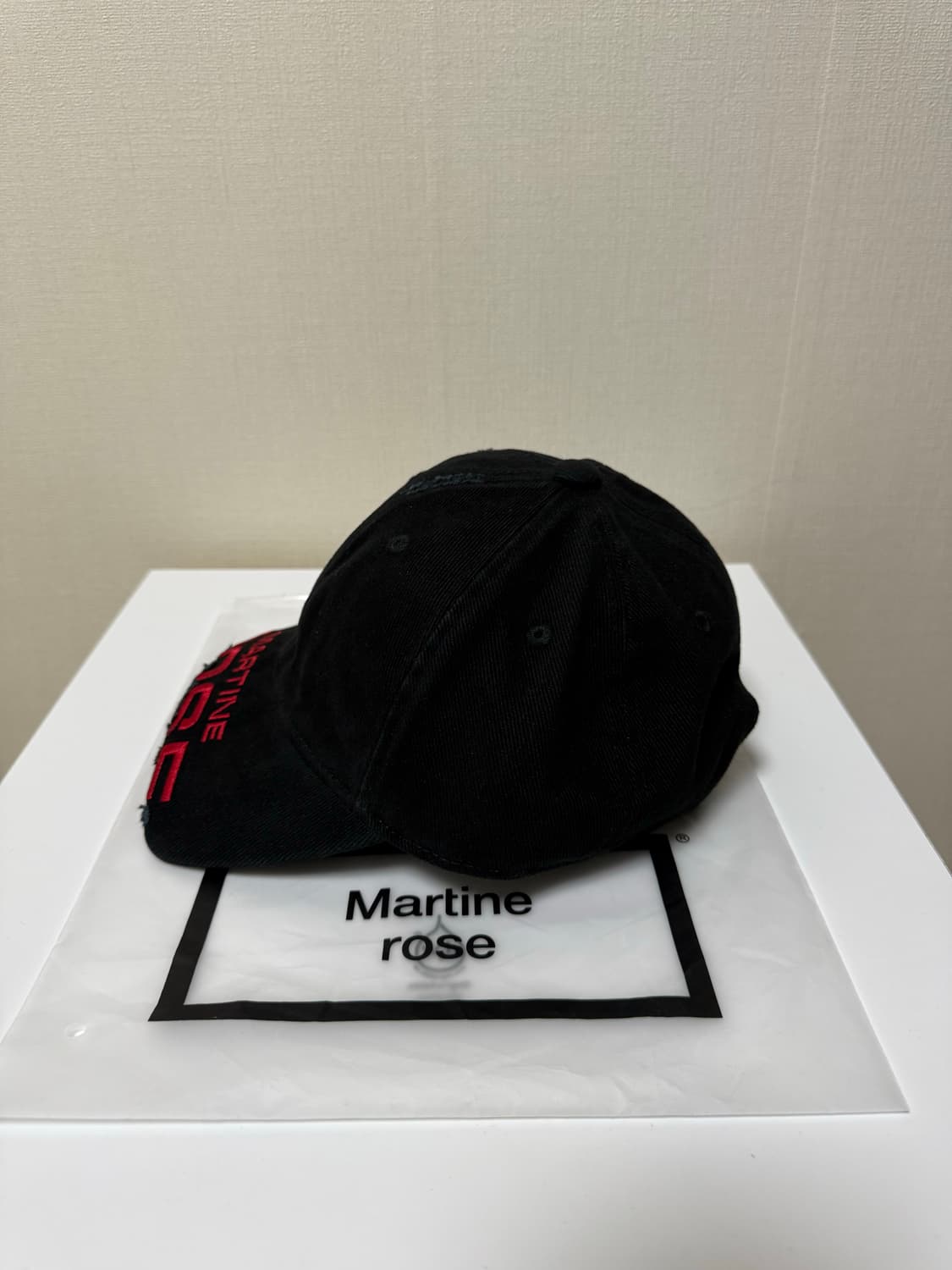 (Os)마틴로즈 디스트레스드 로고 베이스볼 캡 모자 상품이미지2