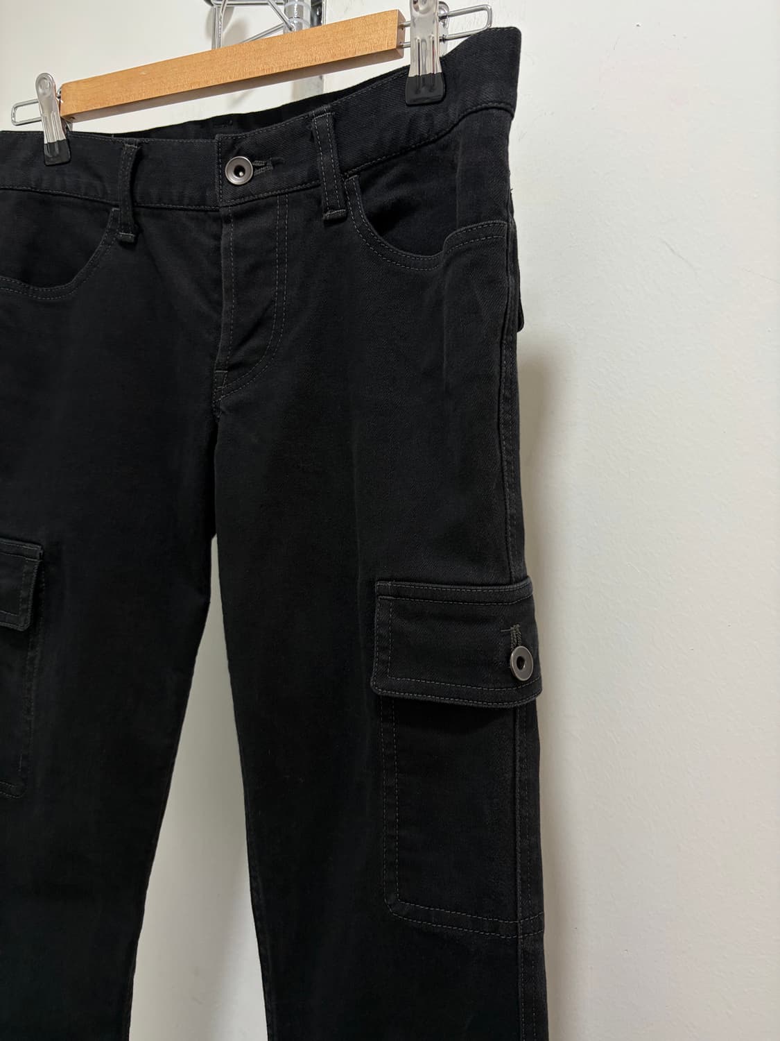 shellac 흑청 데님 카고 팬츠 상품이미지4