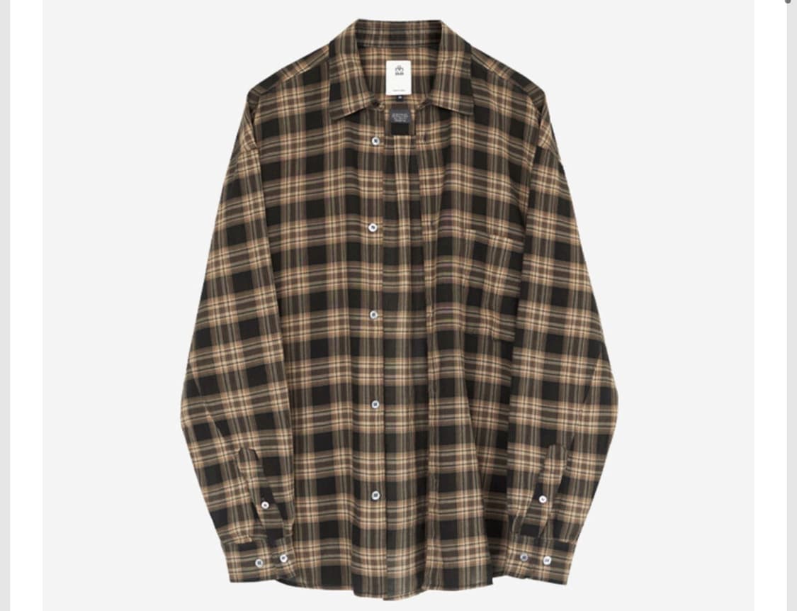 [2] 폴리테루 컨트리 셔츠 워시드 오렌지 상품이미지1