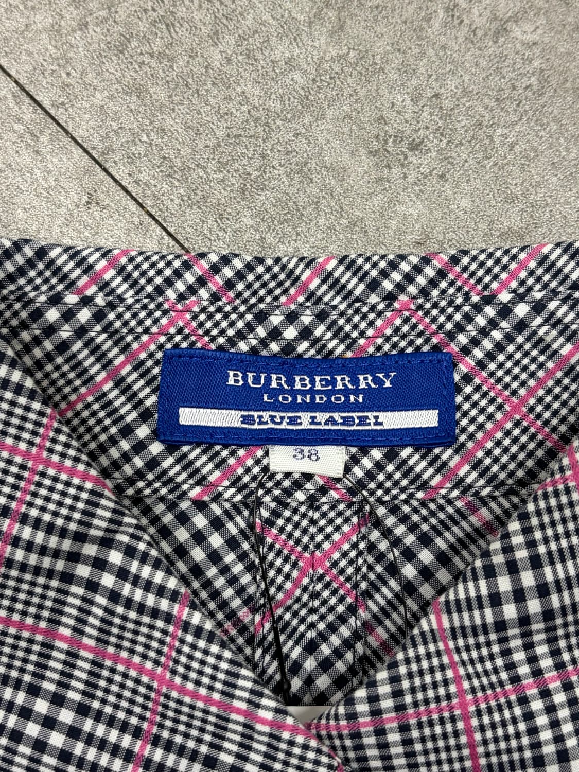 버버리 핑크체크 원피스 상품이미지7