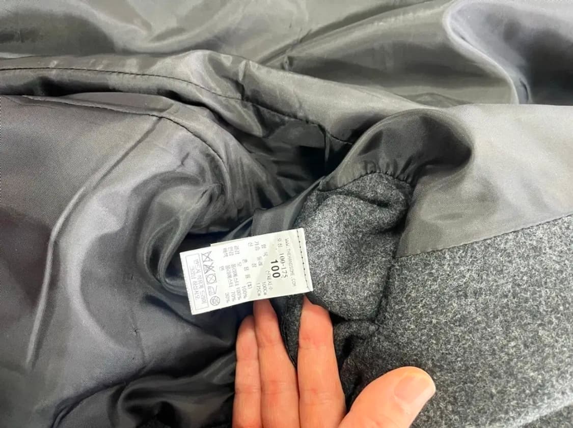 시스템옴므 한섬 울100% 더블 롱코트 남성 100 사이즈 상품이미지6