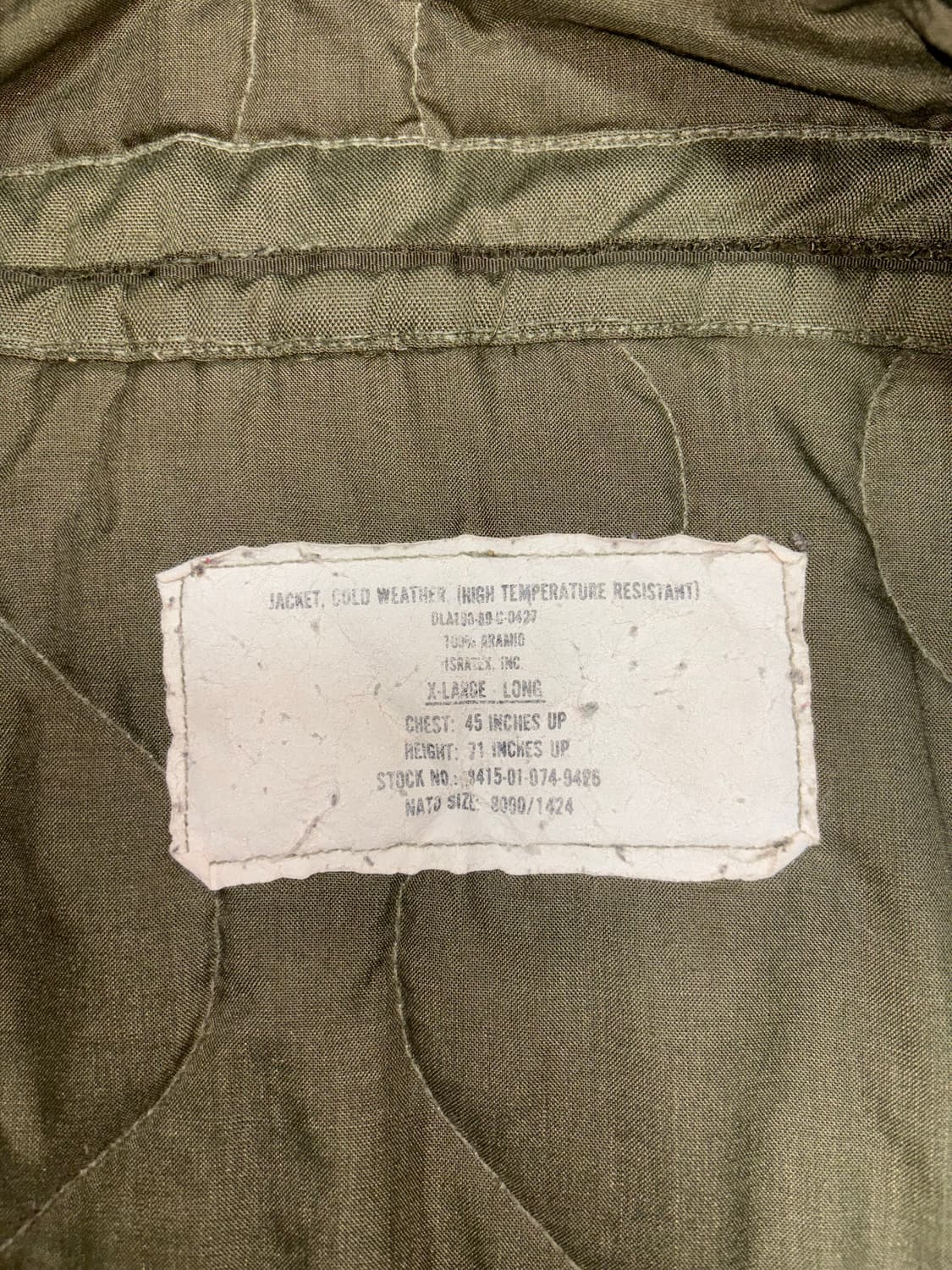 오리지널 CVC 탱커자켓 XL-Long 사이즈 스코빌 상품이미지6