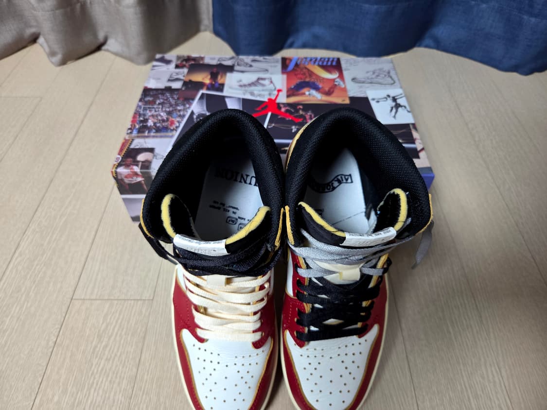 [나코탭] 조던1 하이 유니온 OG 시카고 쉐도우 270 size 상품이미지7