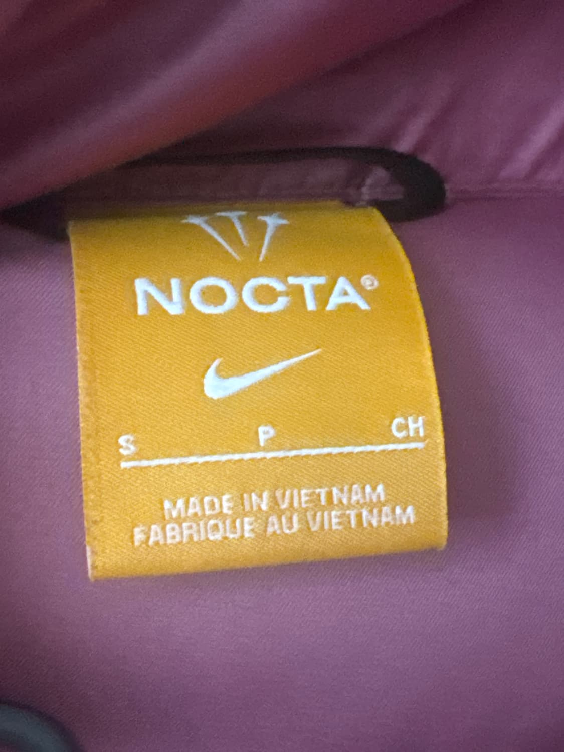 나이키x드레이크 녹타 선셋 퍼퍼 패딩 s 상품이미지3