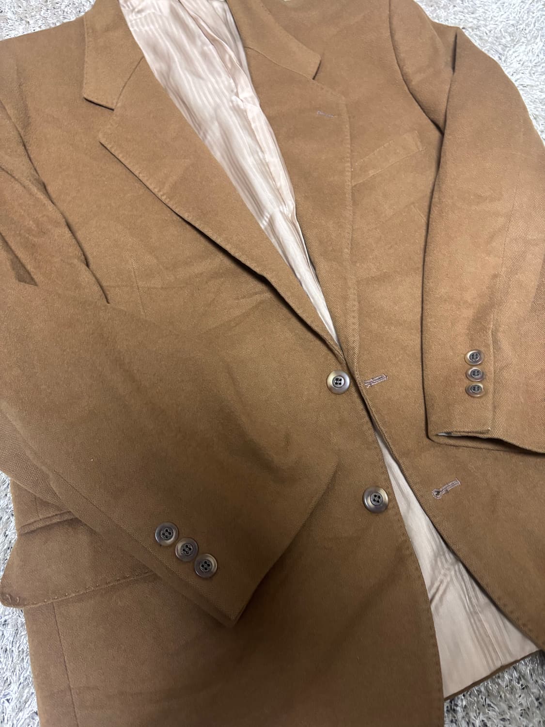 일제 캐시미어 100프로 블레이저 사이즈 105 상품이미지2