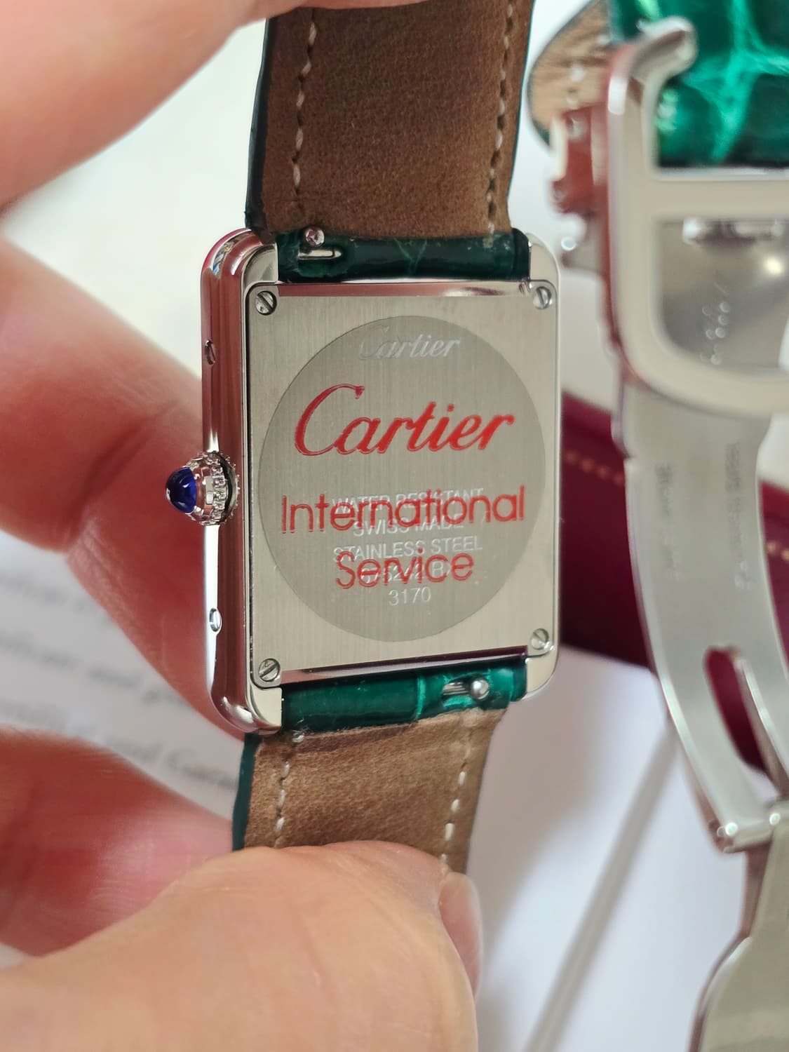 까르띠에 탱크솔로 스틸 스몰 시계 정품 상품이미지8