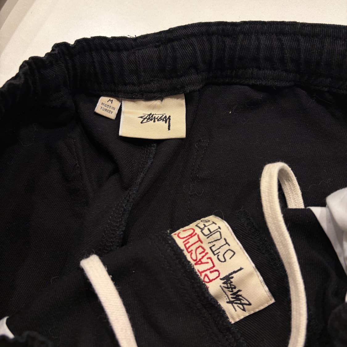 [M] 스투시 노마 아이콘 비치 워시드 블랙 팬츠 C104 상품이미지10