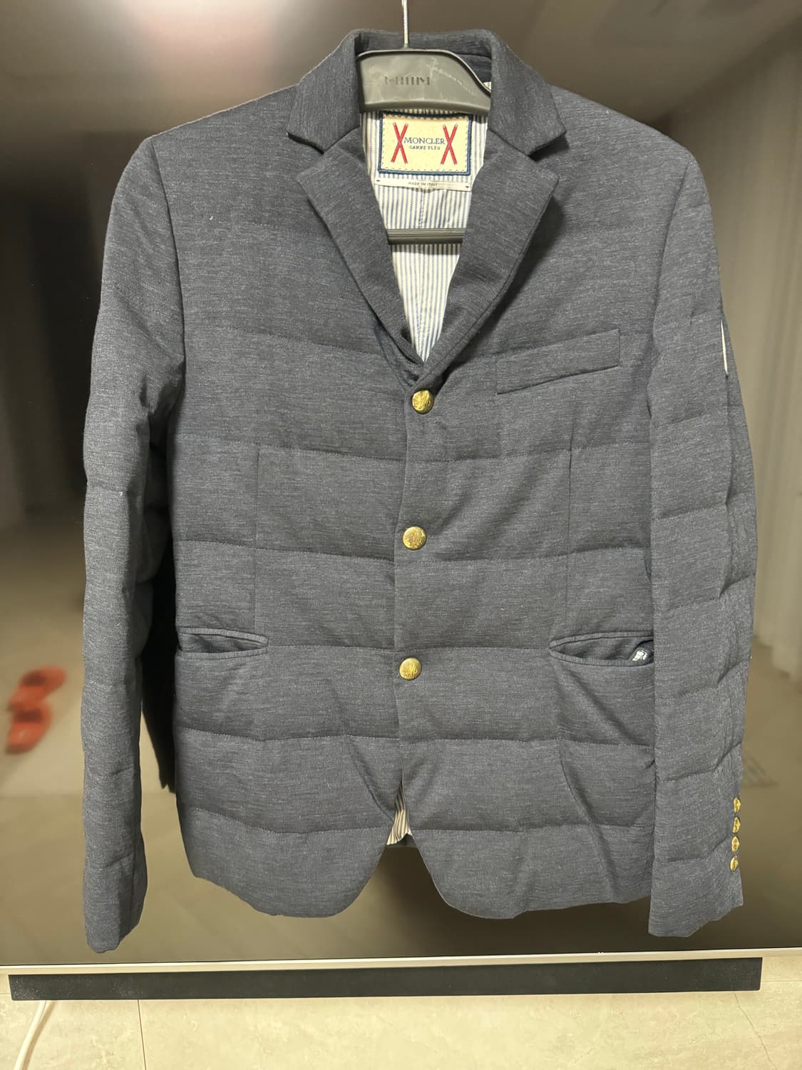 몽클레어 감마블루/ 패딩 블레이져/ 1사이즈 상품이미지1