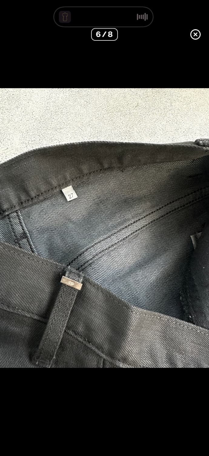 dior homme 07fw wax coated denim 상품이미지6