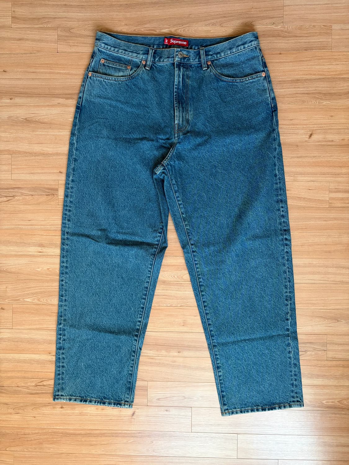 [34] 슈프림 배기 진 인디고 상품이미지2