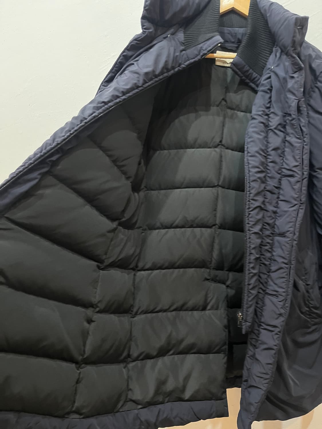 클럽모나코 구스다운 패딩코트 네이비 M 상품이미지7