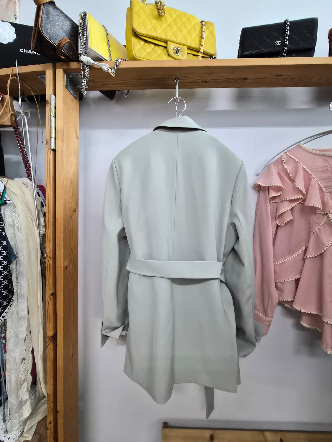 듀엘 세이지올리브 벨티드 자켓 상품이미지7