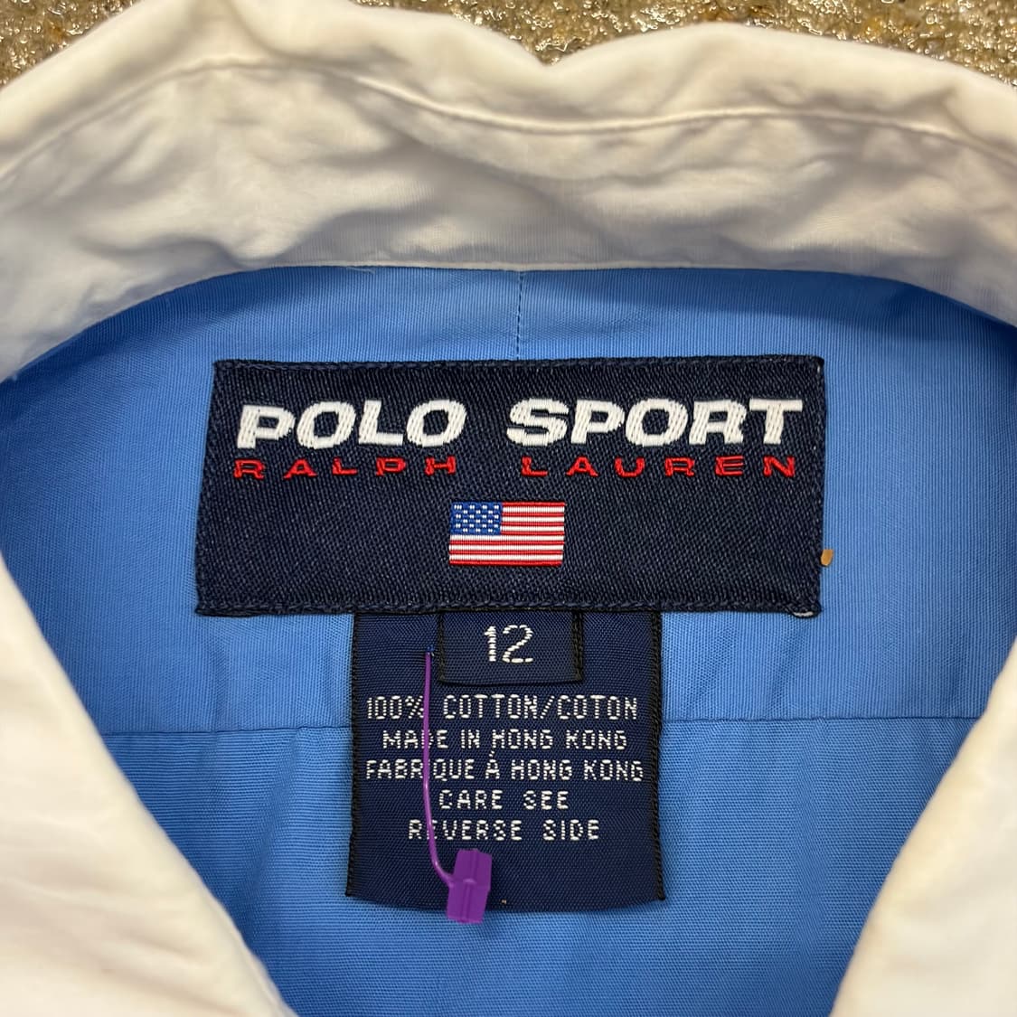 새상품급 90s 미국 빈티지 폴로랄프로렌 폴로스포츠 긴팔 셔츠 상품이미지5