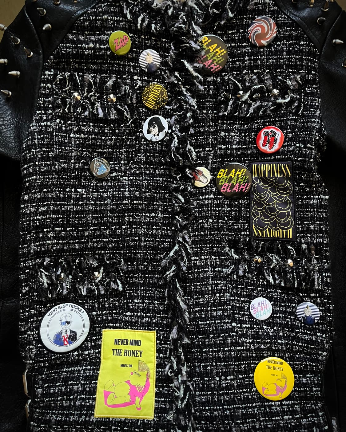 GROUND-ZERO 2012fw Tweed Spike Jacket 상품이미지5