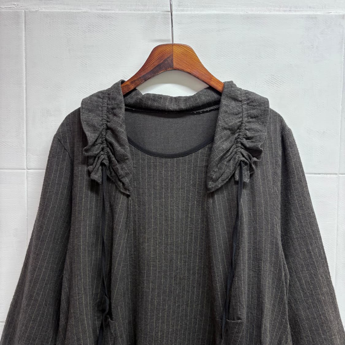 펌킨 스트라이프 벌룬 모리걸 원피스 (JPN) 상품이미지2