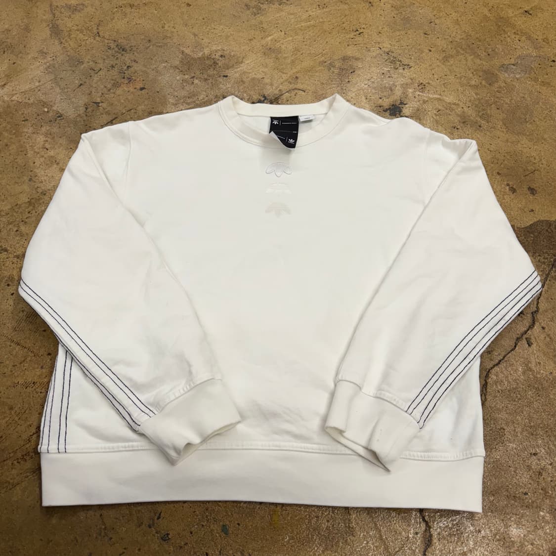 알렌산더 맥퀸 아디다스 화이트 맨투맨 95 상품이미지2