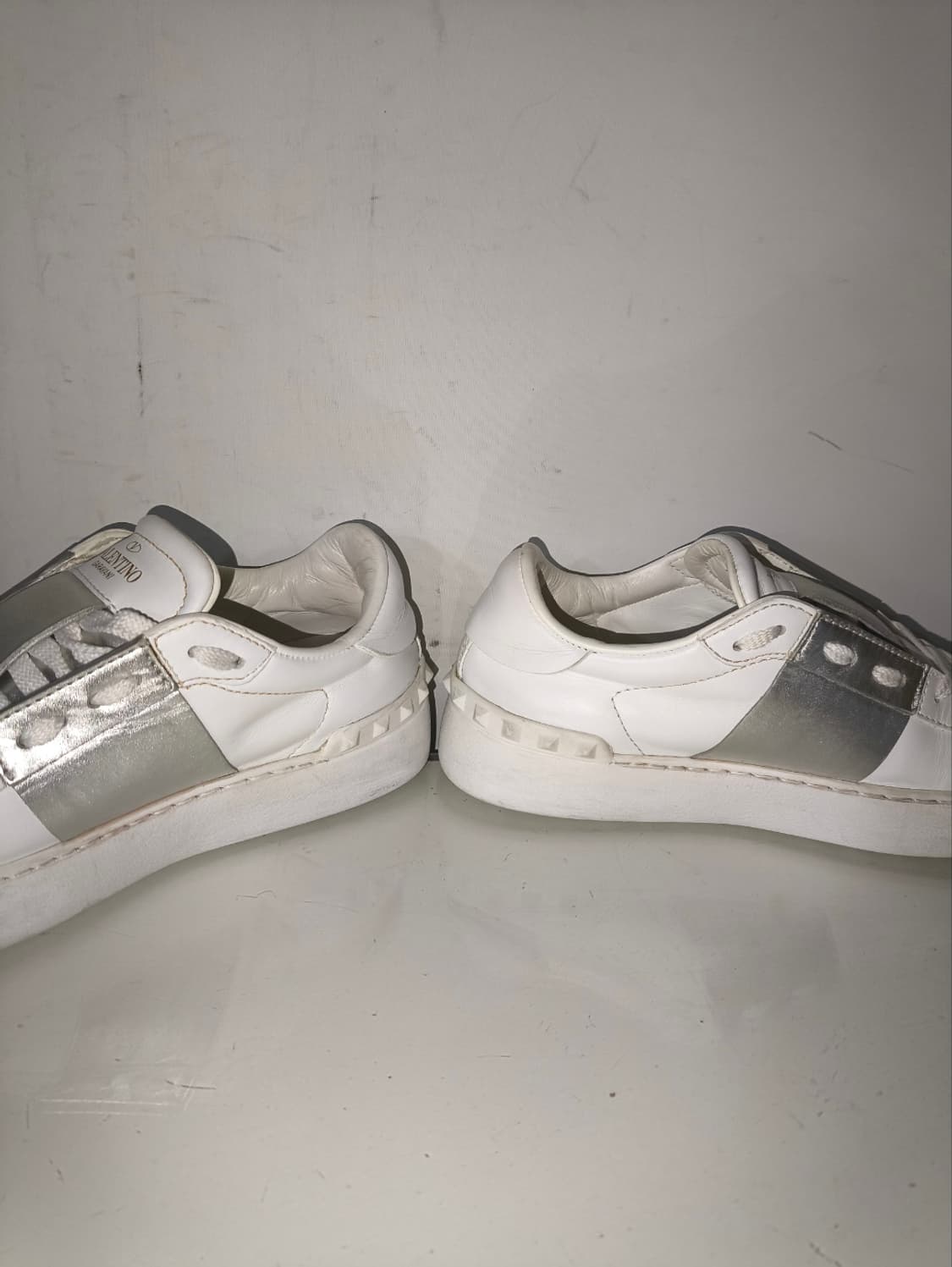 35 220mm 발렌티노 히든 오픈 메탈릭 스니커즈 상품이미지7