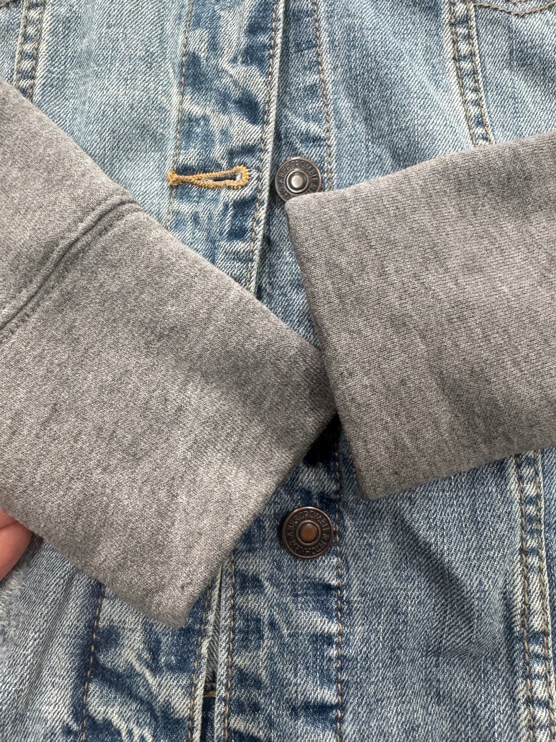 abercrombie&fitch 데님 후드자켓 상품이미지5