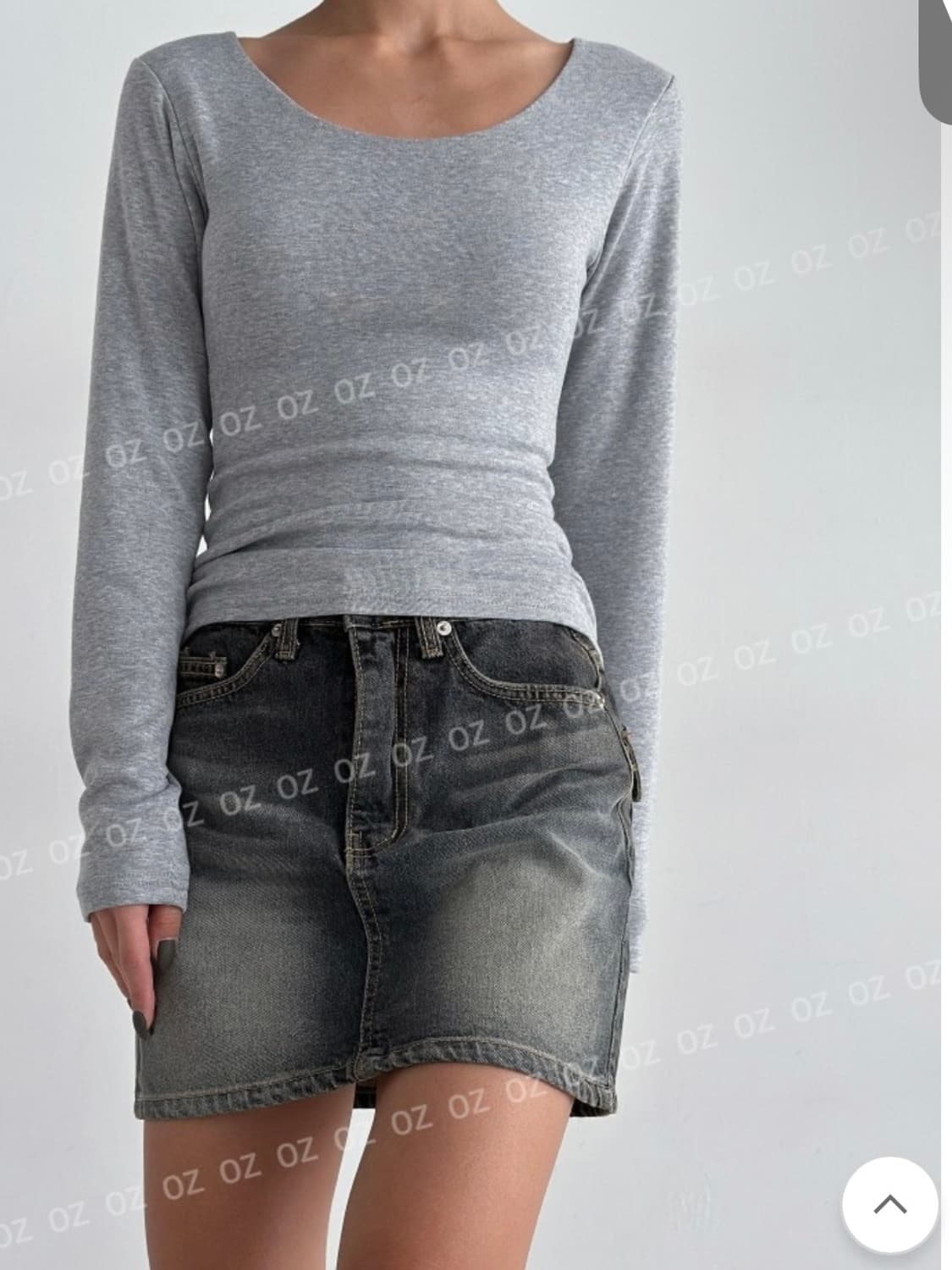 오즈브릿지 웨스턴데님 스커트 새상품 (블랙업 어텀 도매처) 상품이미지4