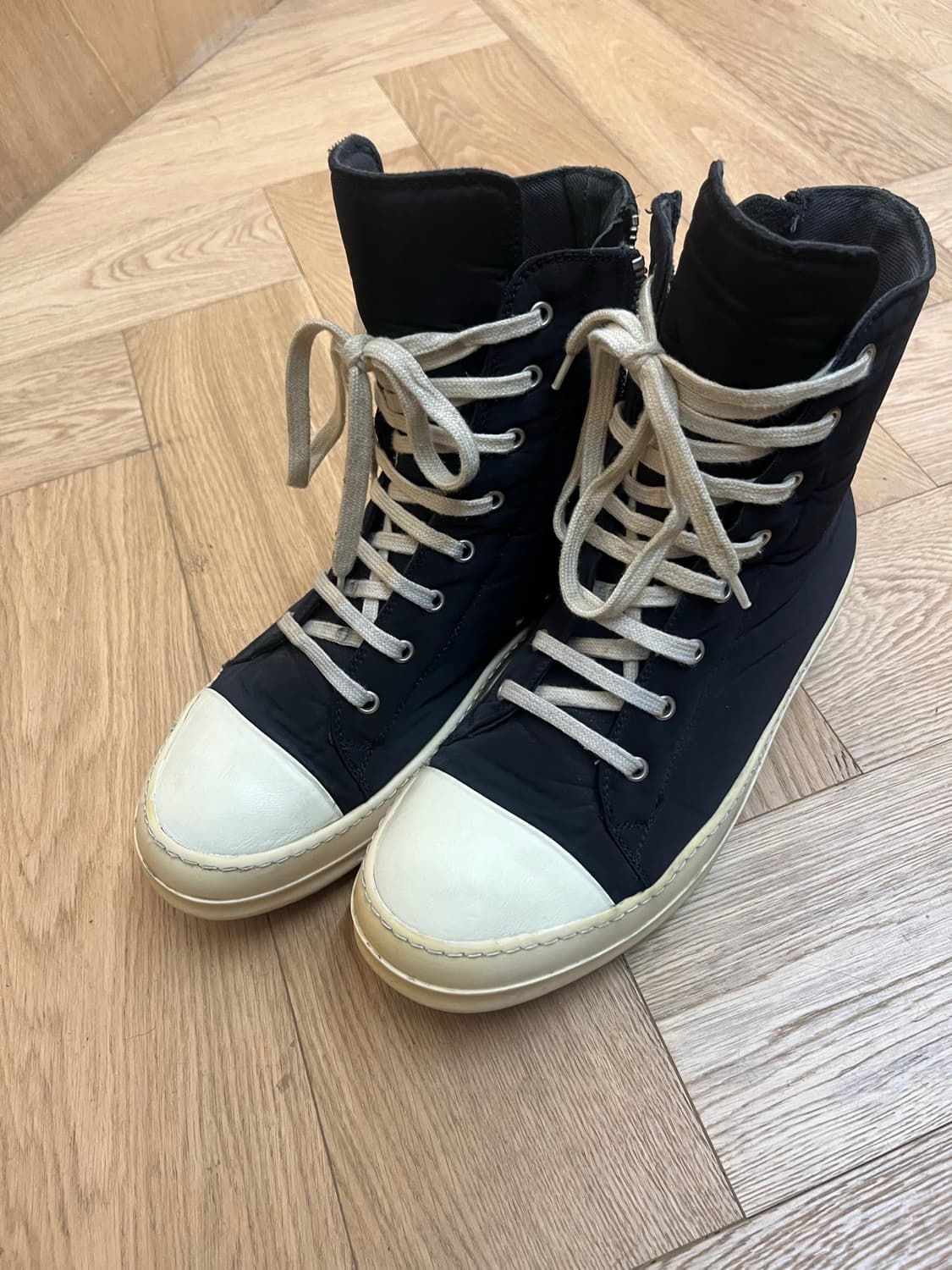 Rick Owens 다크쉐도우 나일론 라몬즈 하이 41 상품이미지1