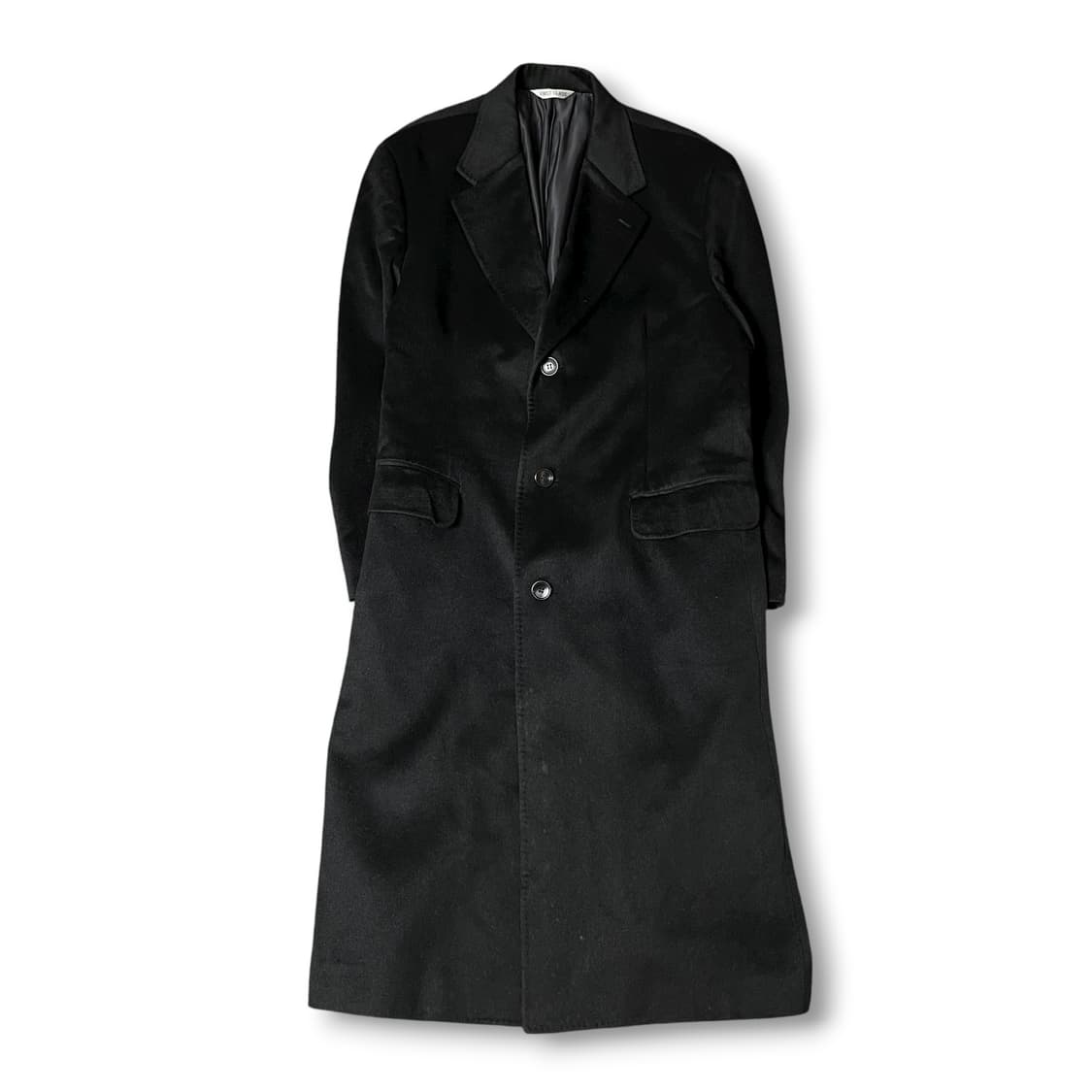 캠브리지멤버스 블랙 울 캐시미어 100 더블버튼 롱 코트 68 상품이미지1