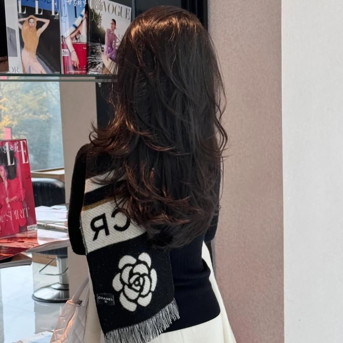 샤넬 캐시미어 머플러(양면) 상품이미지2