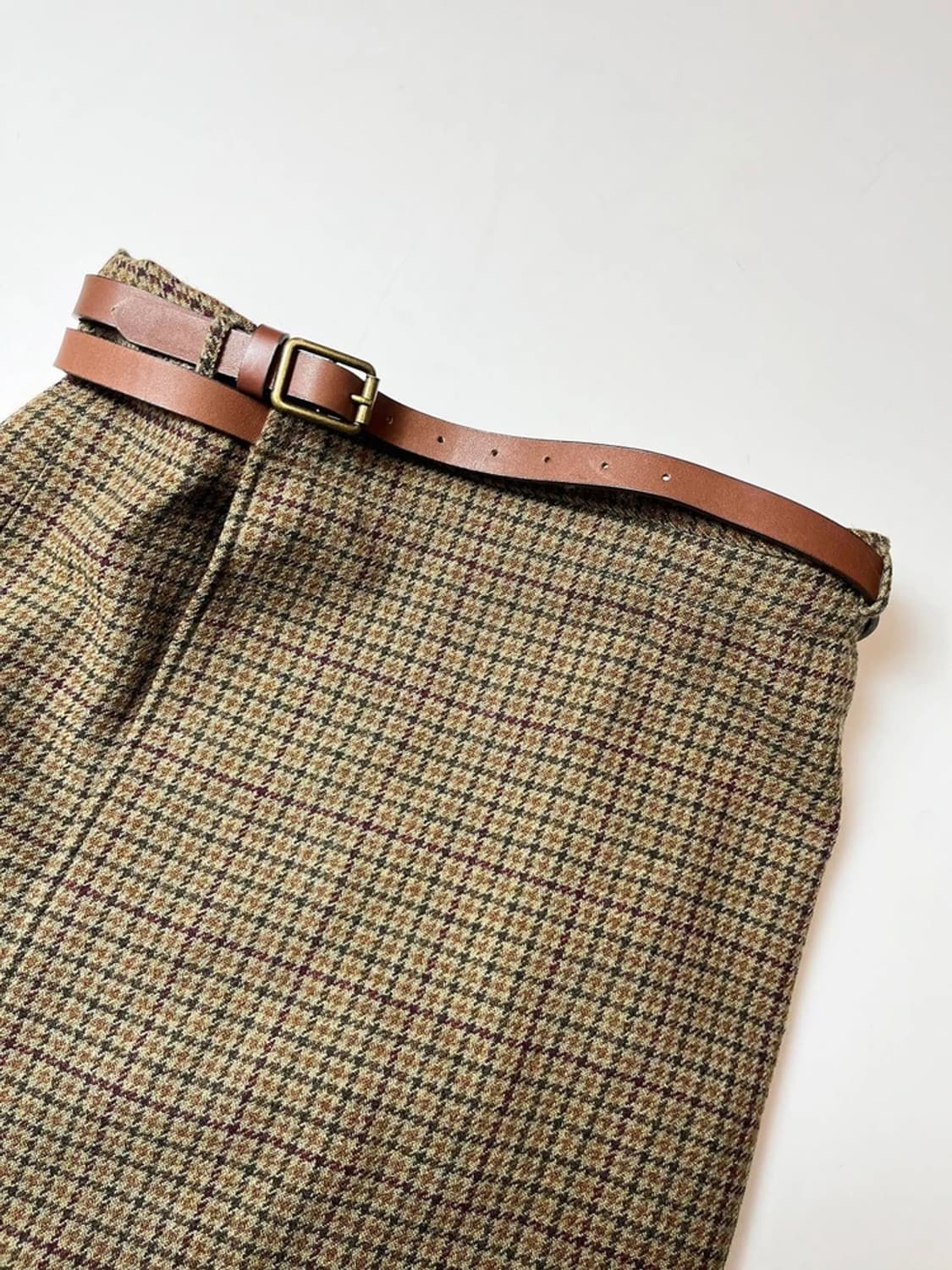 랄프로렌 00's 클래식 체크 울 랩 스커트 PN8764 상품이미지2