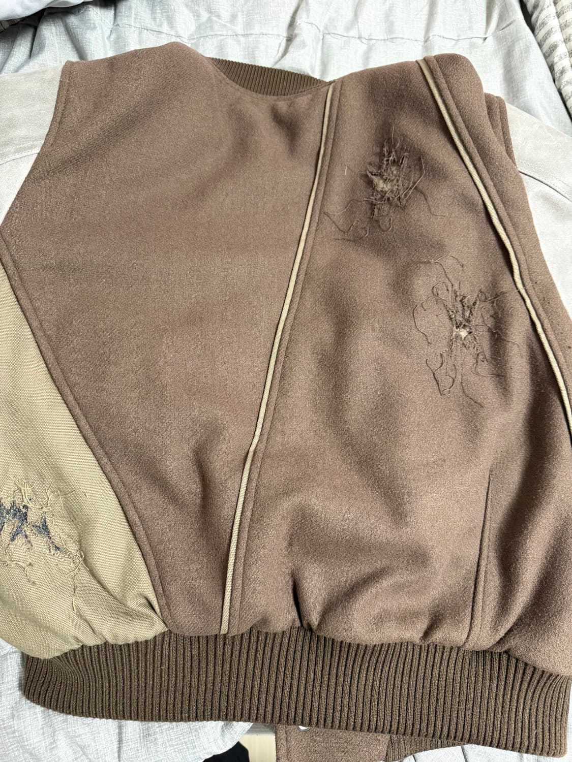 M/엑슬림 ep8 바시티 자켓 브라운 상품이미지6