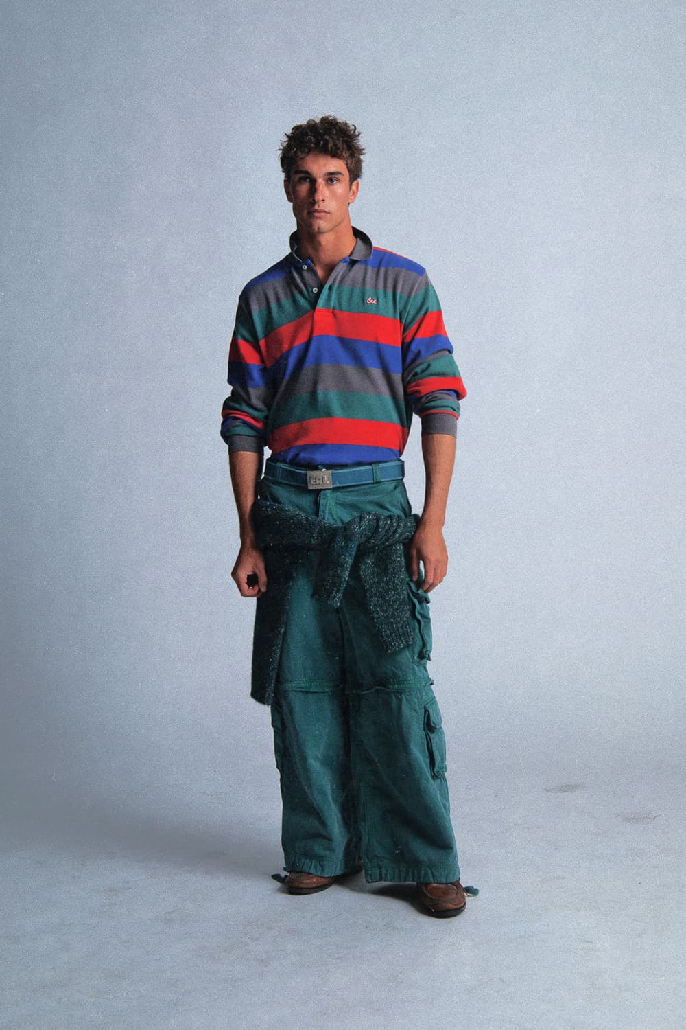 [S,M,L]이알엘 ERL 25fw ZIP-OFF 카고 팬츠/그린 상품이미지2