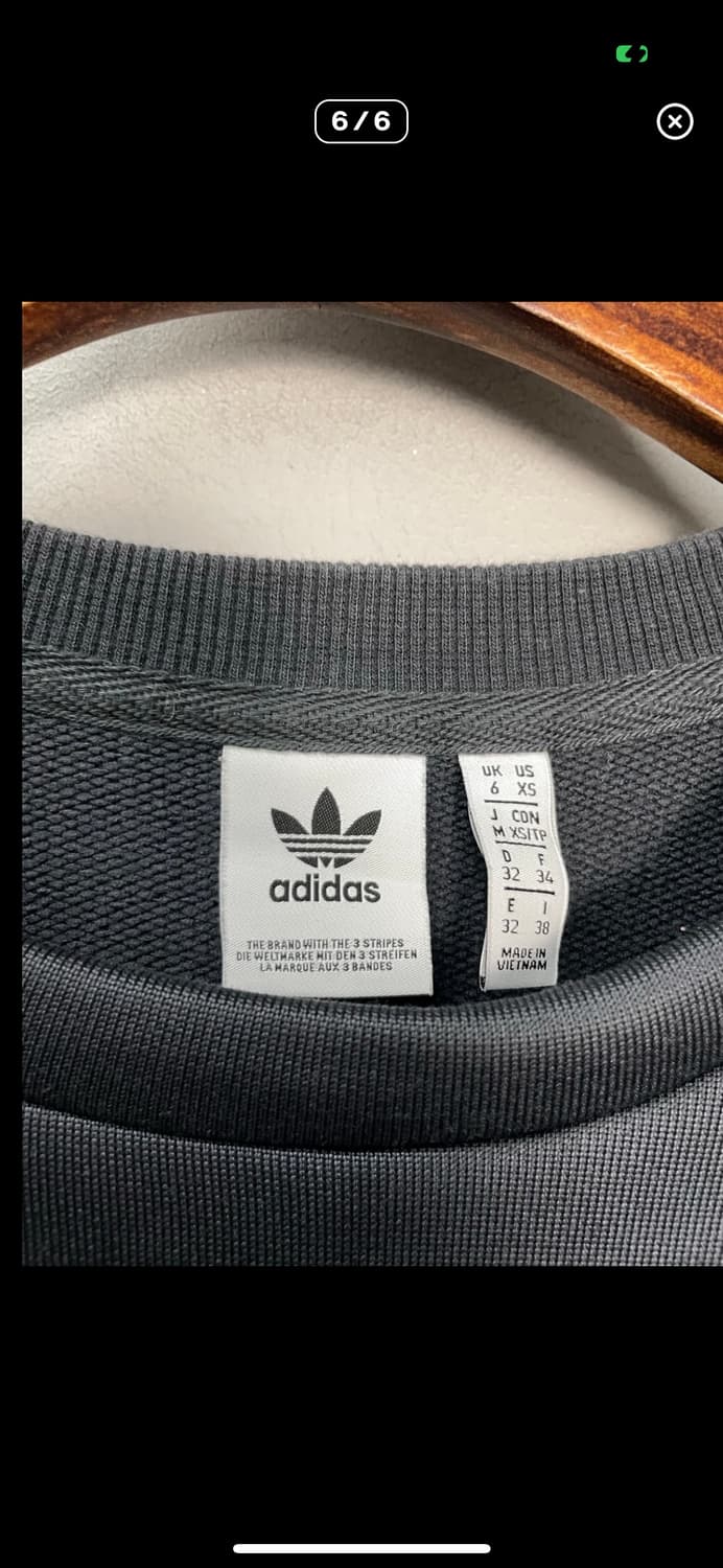 아디다스 블랙 이큅먼트 맨투맨 A2407 상품이미지6