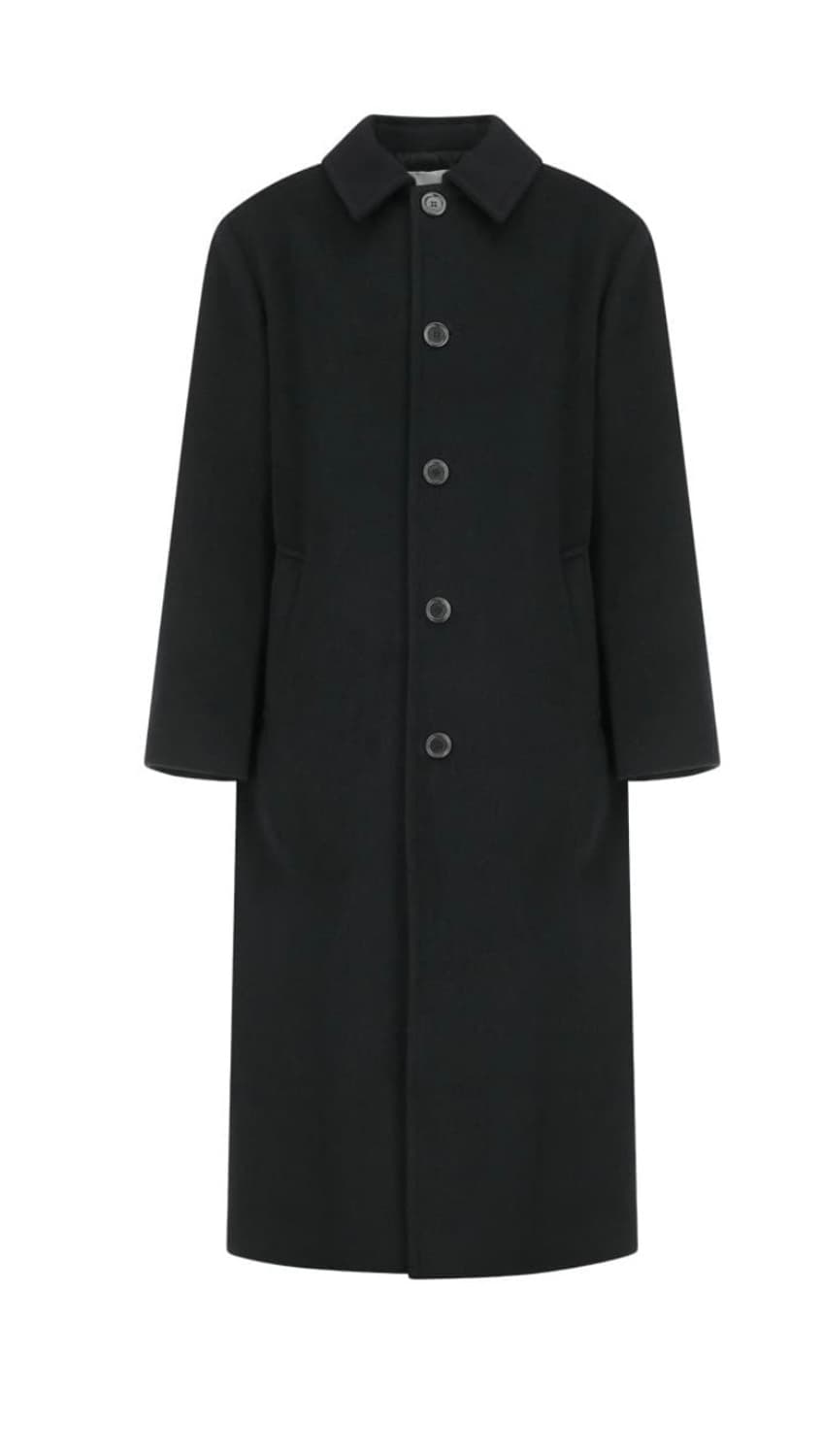 아모멘토 남성 블랙 울 코트 M 상품이미지1