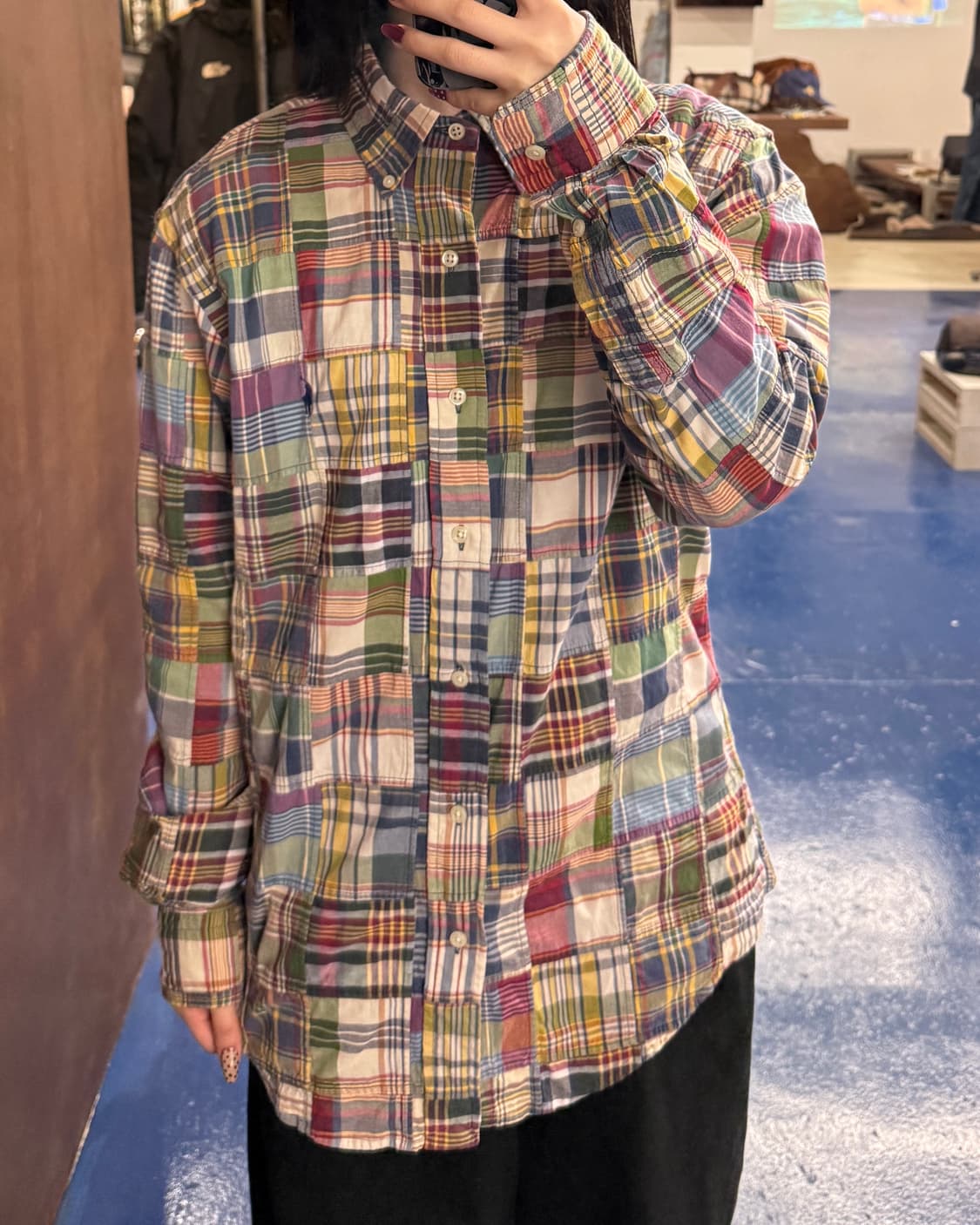 PRL 폴로 랄프로렌 마드라스 체크 셔츠 상품이미지1