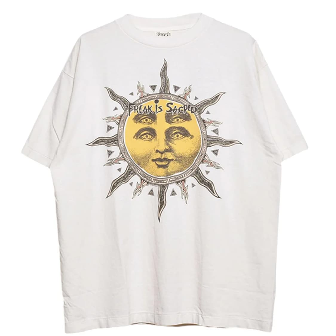 [새상품/XL] 세인트미카엘 x CPFM 썬 반팔 티셔츠 화이트 상품이미지1