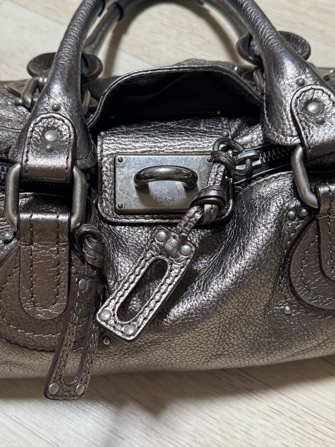 Chloe 패딩턴백 앤틱실버 상품이미지2