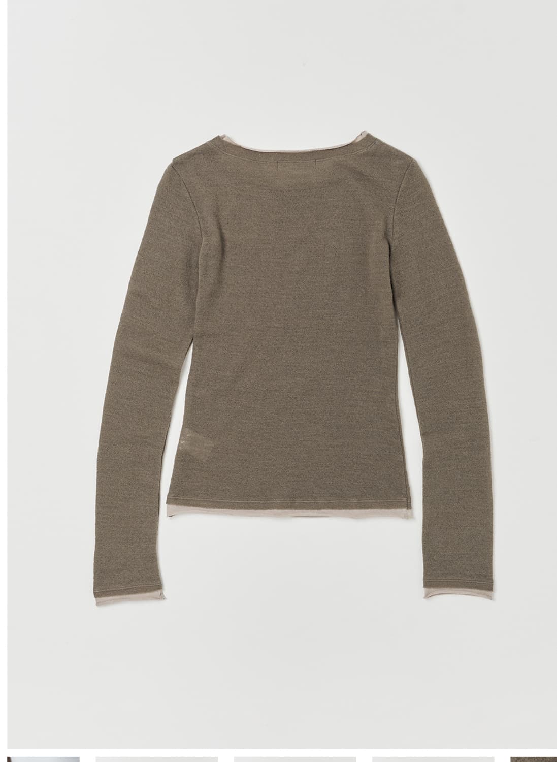 낫띵에브리띵 레이어드 탑 상품이미지2