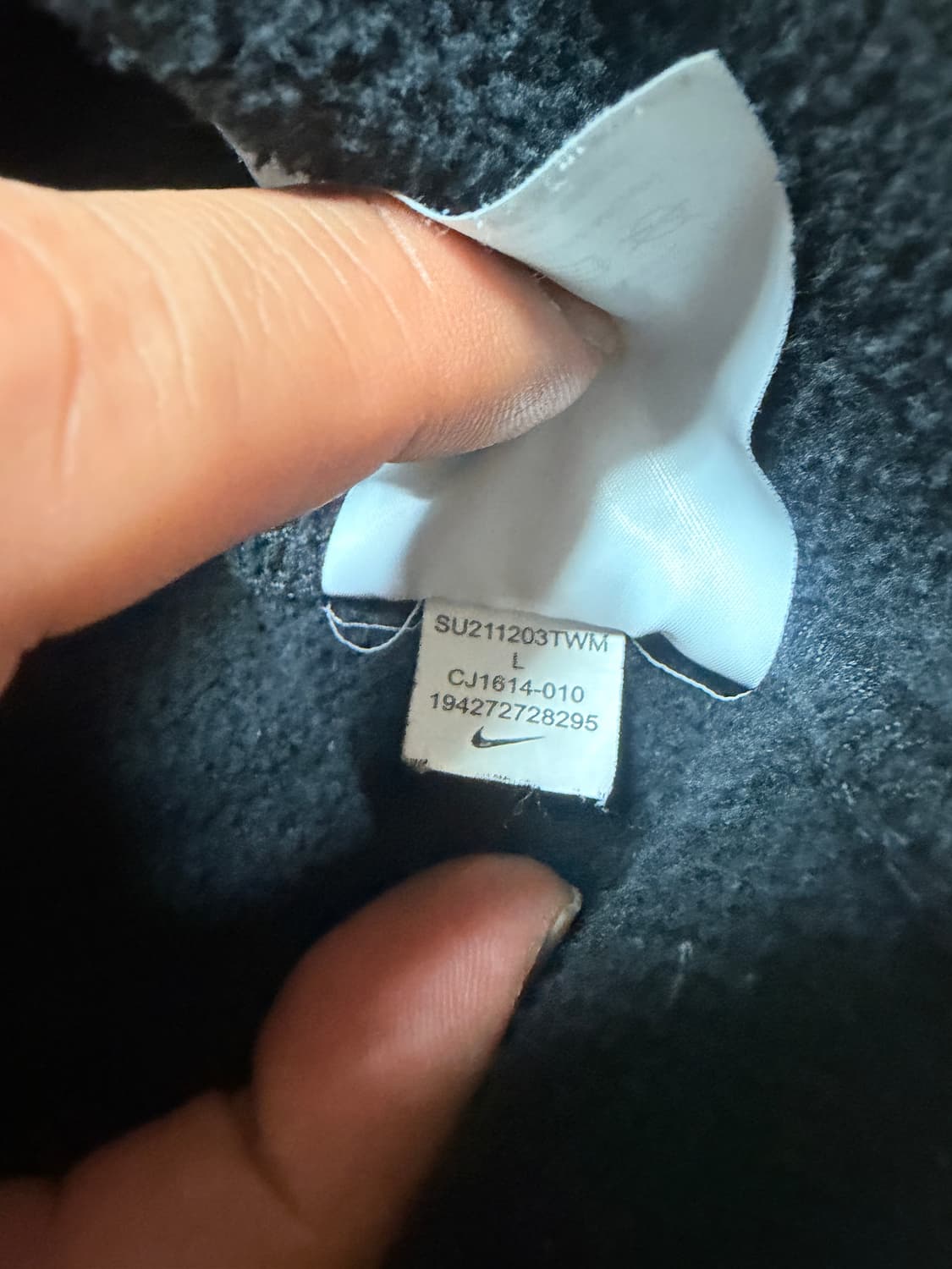 나이키 맨투맨 L 블랙 상품이미지6