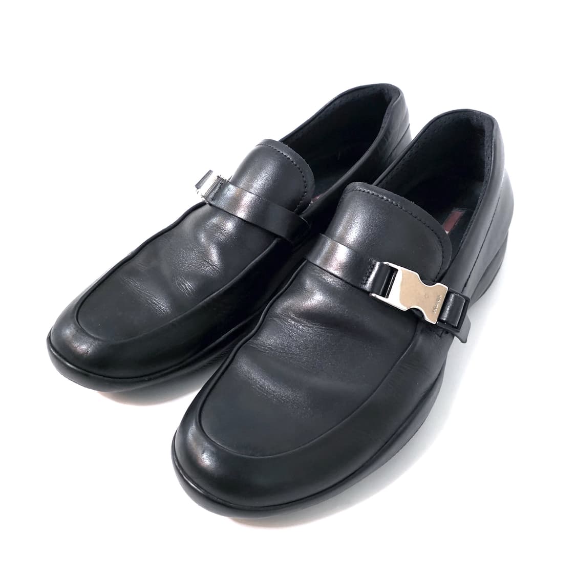 [UK7] 프라다 스포츠 버클 로퍼 블랙 상품이미지2