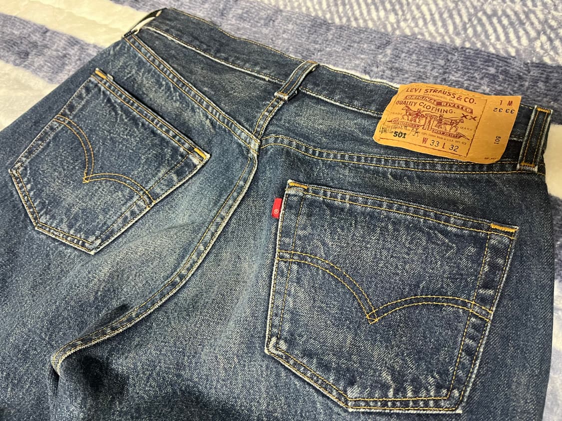 90s 리바이스 501 빈티지 데님 33-32 made in usa 상품이미지4