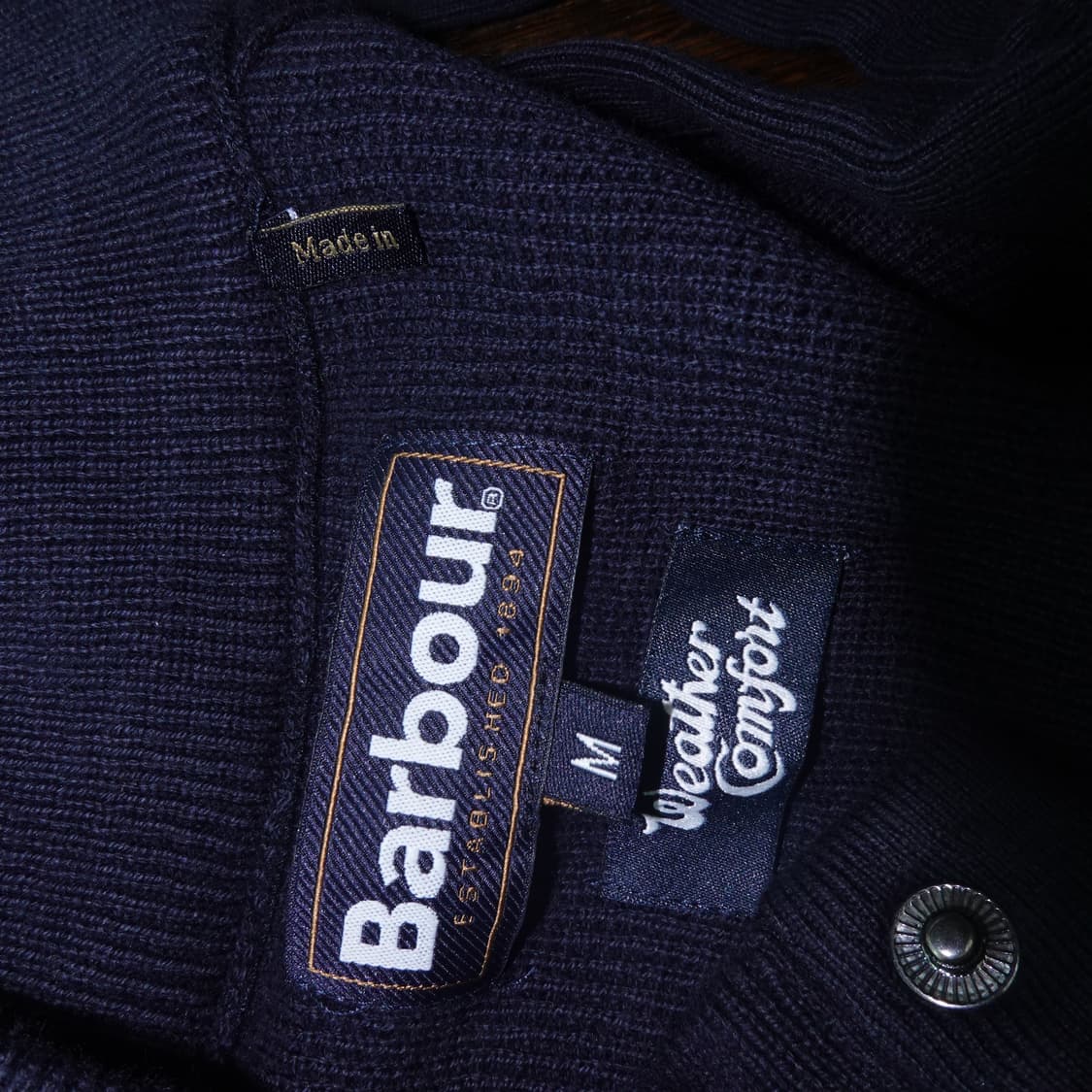 바버 니트 퀼팅 조끼 베스트 상품이미지4