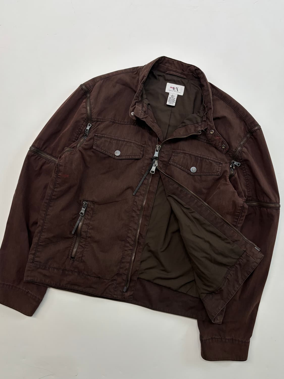 Armani Exchange 아르마니 브라운컬러 봄버자켓 상품이미지3